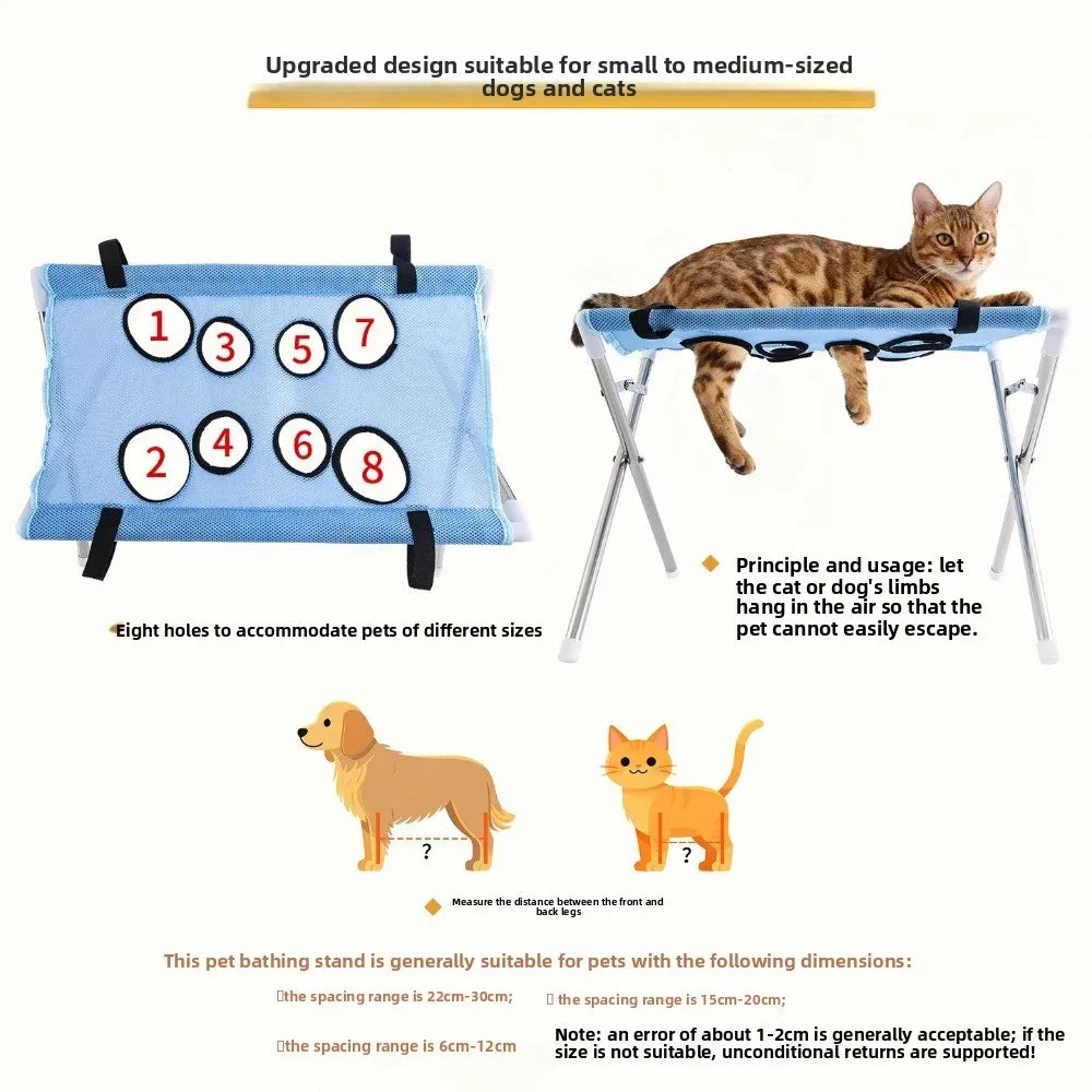 Sudly pet grooming hammock